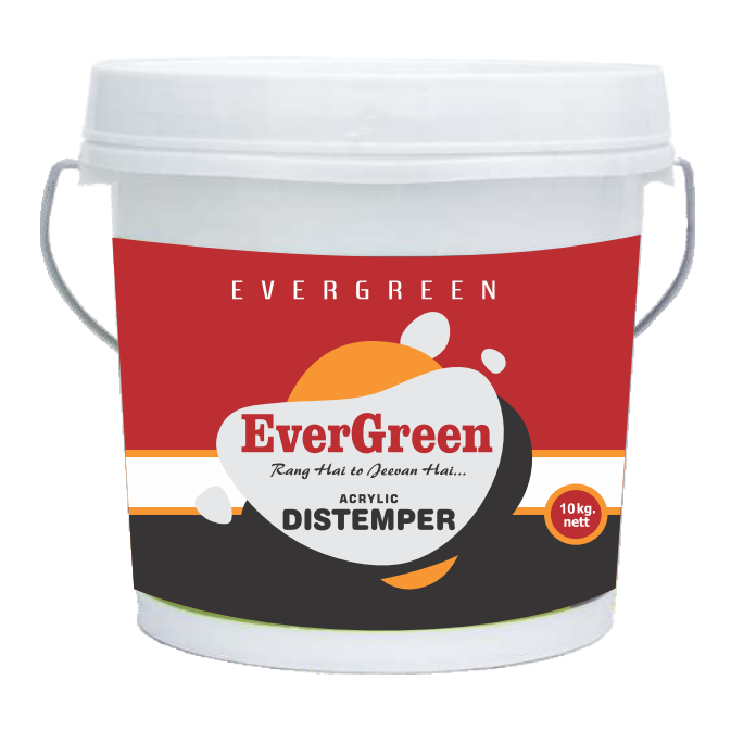 EVERGREEN DISTEMPER PAINT BOX